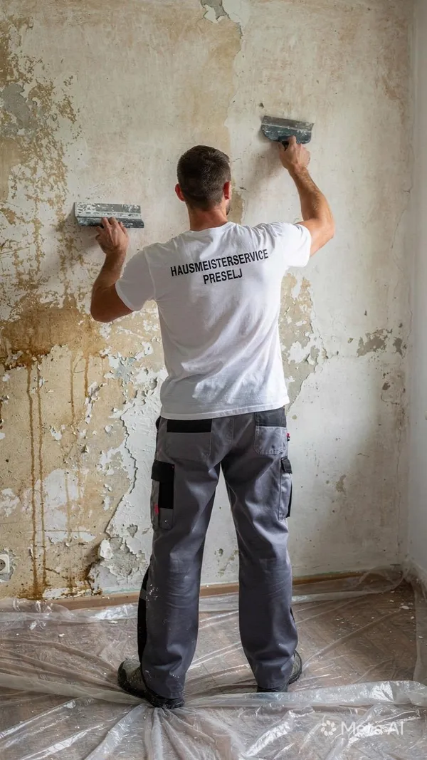 sanierung wand grobreinigung
