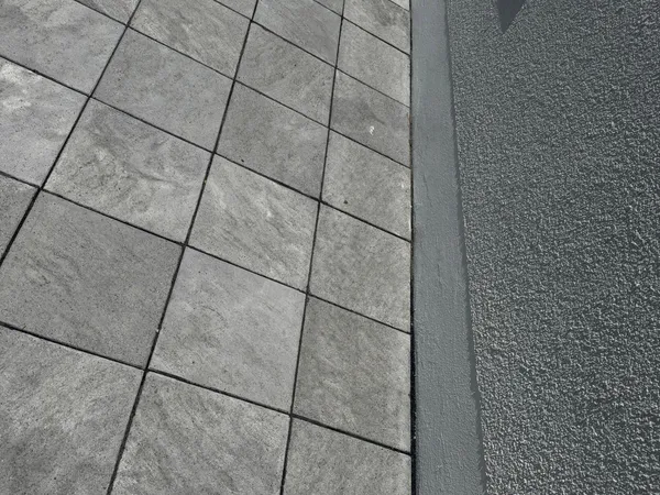 terrasse plattenbelag fertig